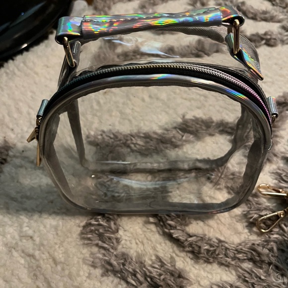 NWOT Clear PVC Crossbody - Picture 4 of 6